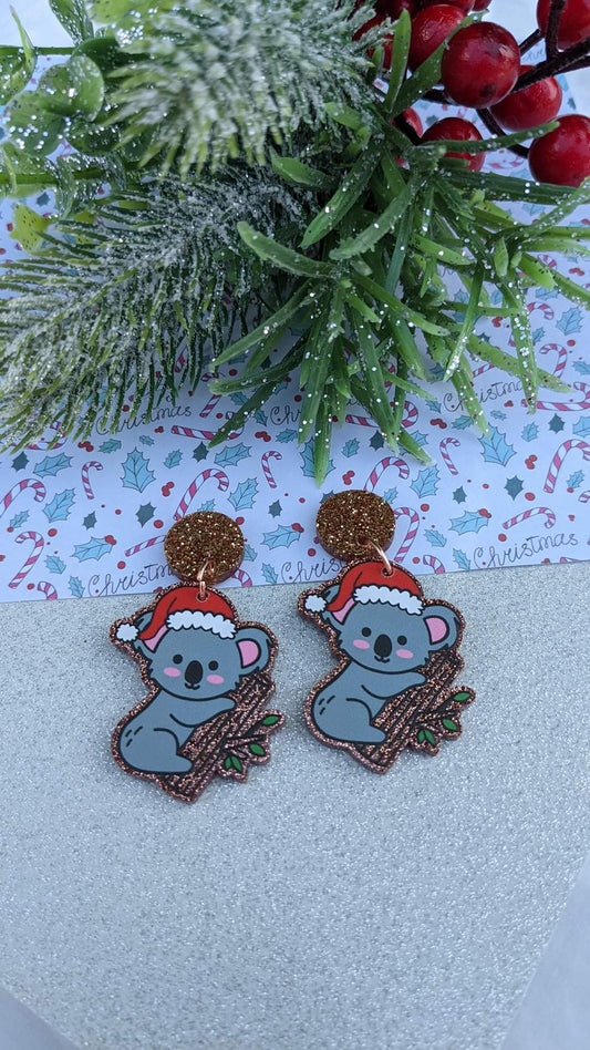 XMAS ROSE GOLD KOALAS