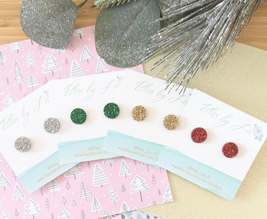 XMAS CRYSTAL STUDS