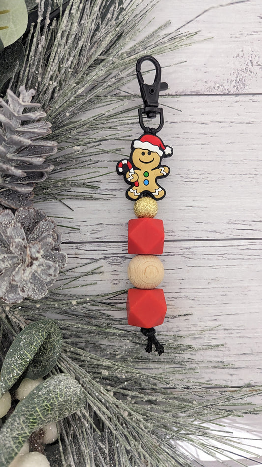 CHRISTMAS SPIRIT GINGER KEYCHAIN