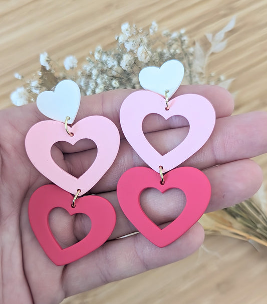 LOVE HEART DANGLES