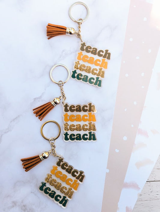 TEACH KEYRING